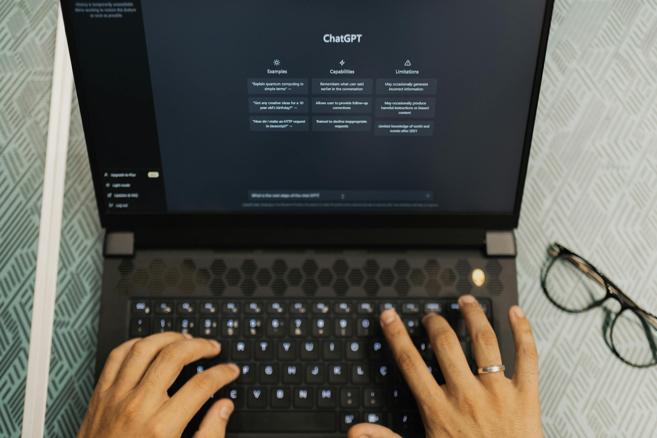 The ChatGPT and Shopify Partnership Just Changed Online Shopping (Again) Blank ChatGPT screen, hinting at new shopping updates from the ChatGPT and Shopify partnership